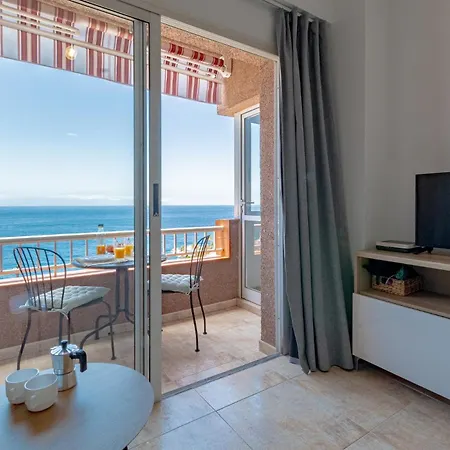 公寓 First Line Oceanfront By Dream Homes Tenerife 圣地亚哥港